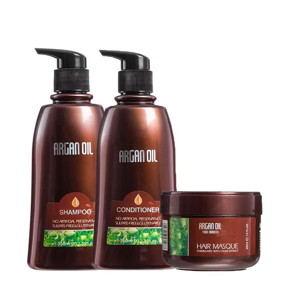 Moroccan Oil Hair Care Gift Set-Moroccan Oil Hair Care Gift Set