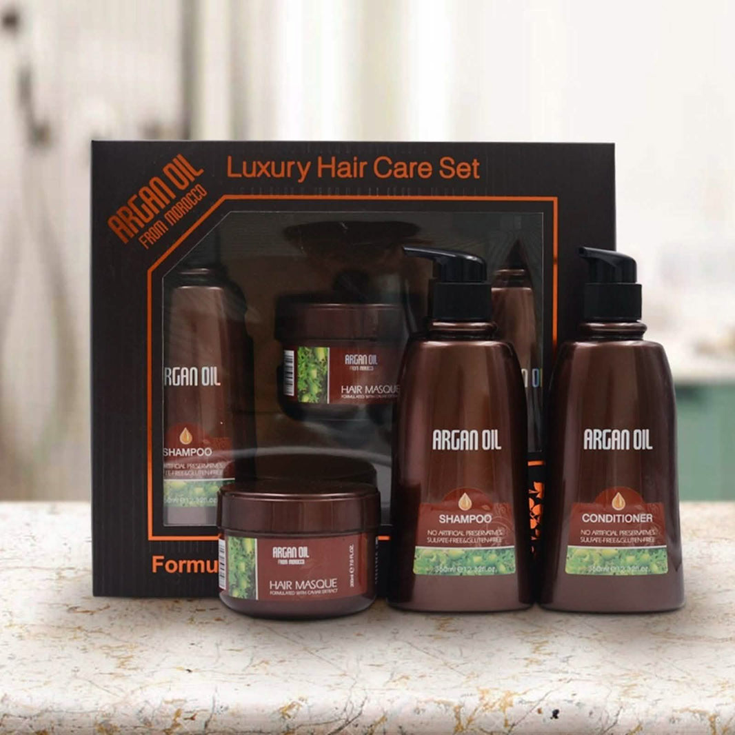 Moroccan Oil Hair Care Gift Set-Moroccan Oil Hair Care Gift Set