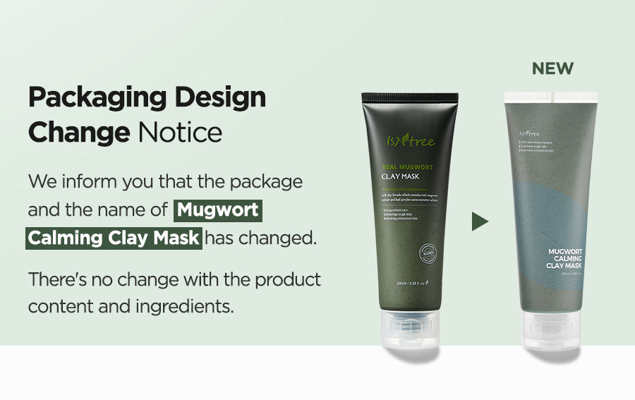 Isntree Mugwort Calming Clay Mask 100ml-Isntree Mugwort Calming Clay Mask 100ml