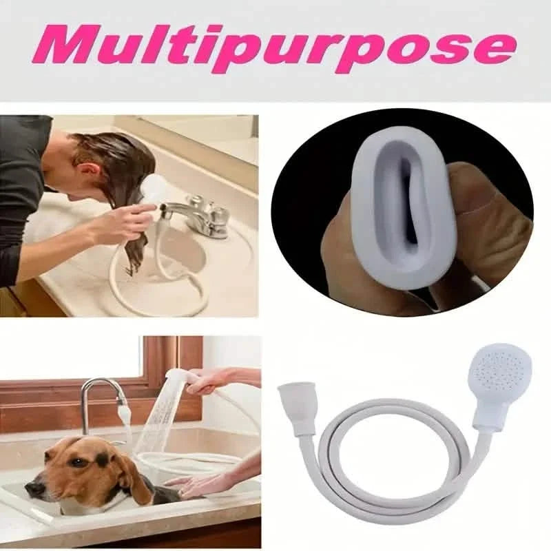 Multi-Purpose Faucet Sprayer for Washing Hair and Pet Bathing-Multi-Purpose Faucet Sprayer for Washing Hair and Pet Bathing