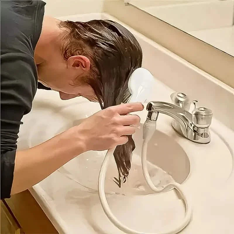 Multi-Purpose Faucet Sprayer for Washing Hair and Pet Bathing-Multi-Purpose Faucet Sprayer for Washing Hair and Pet Bathing