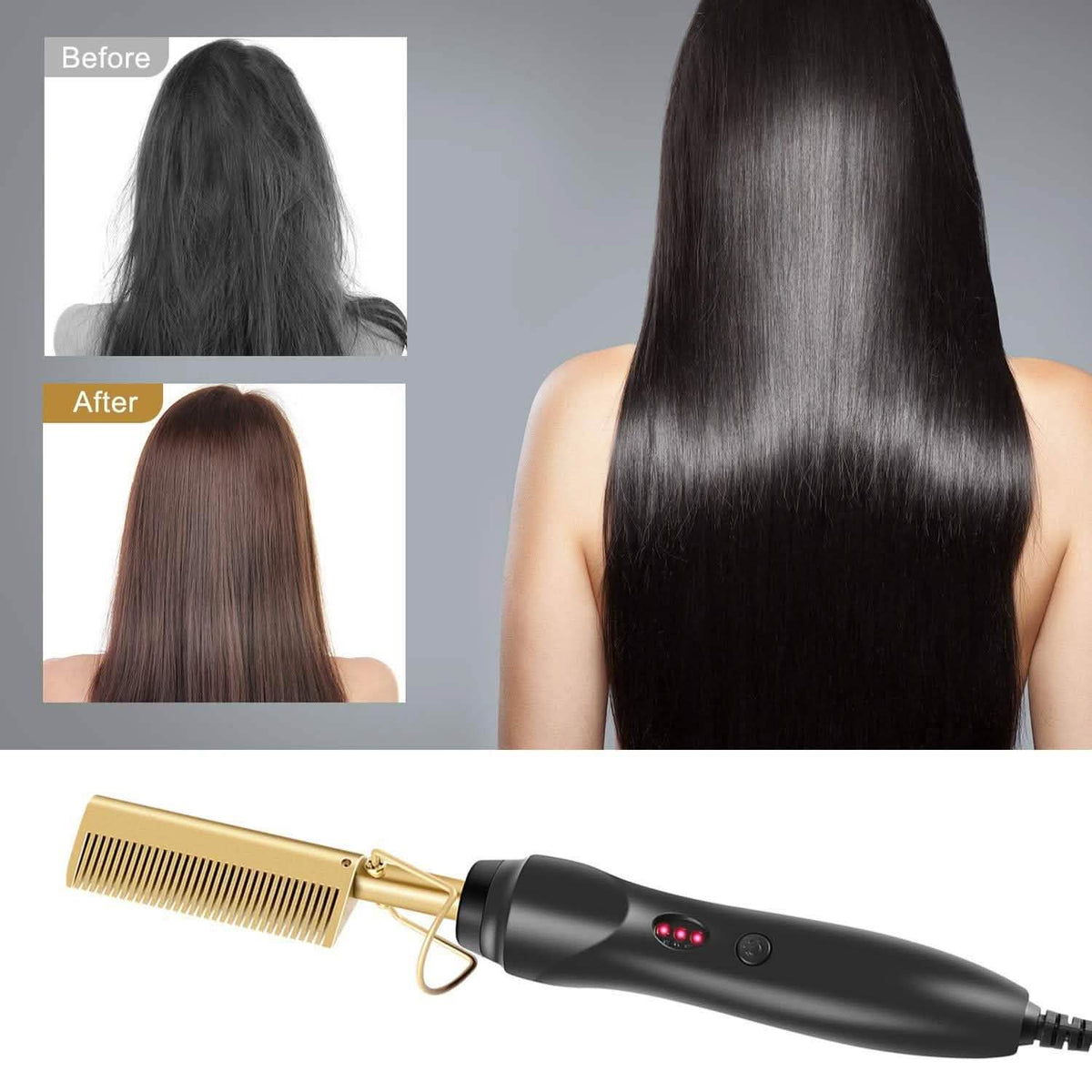 Multifunctional Hair Straightening Comb-Multifunctional Hair Straightening Comb