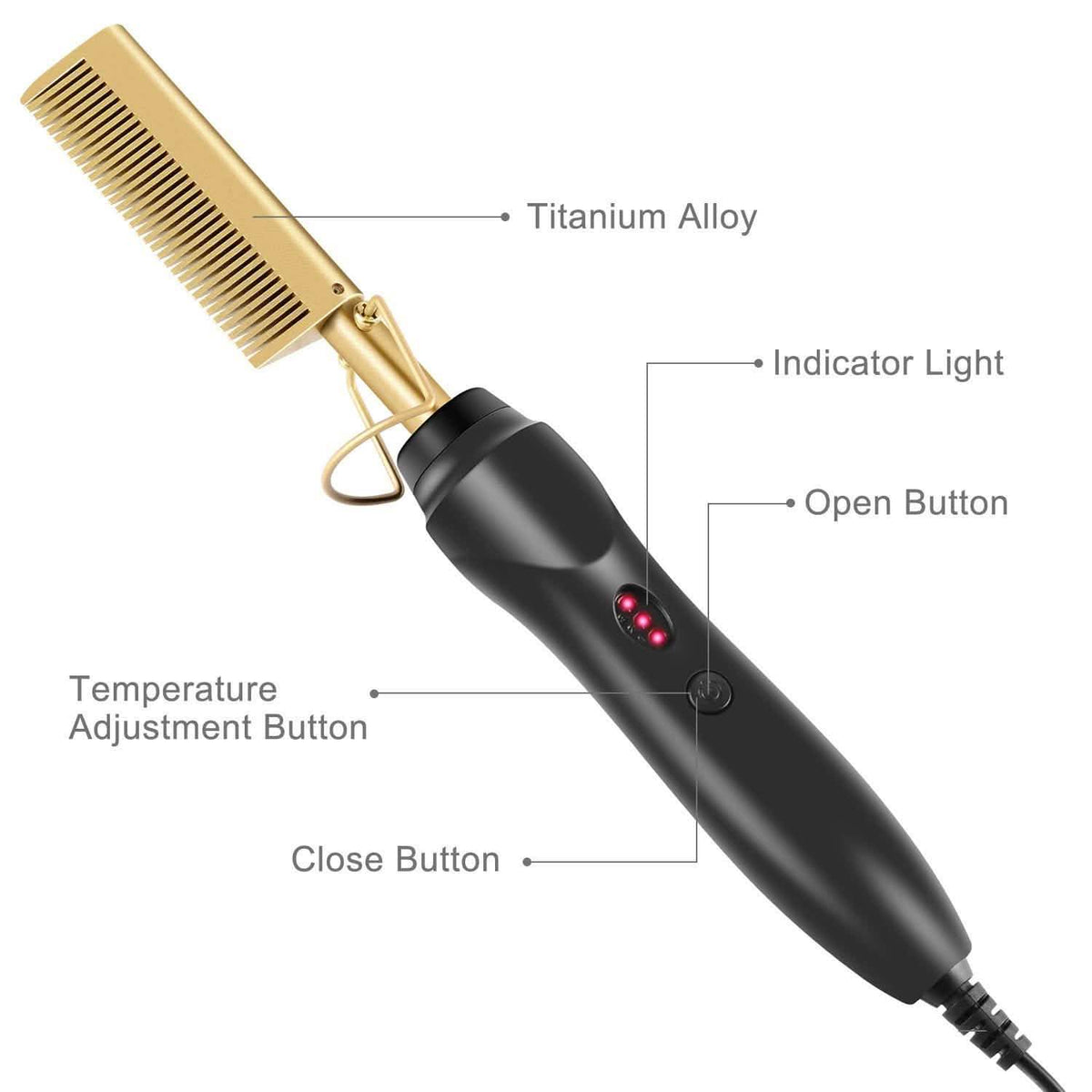 Multifunctional Hair Straightening Comb-Multifunctional Hair Straightening Comb