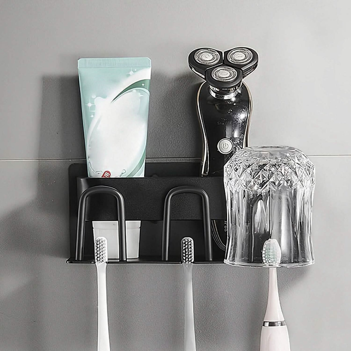 Multifunctional Toothbrush Holder Rack Organizer-Multifunctional Toothbrush Holder Rack Organizer