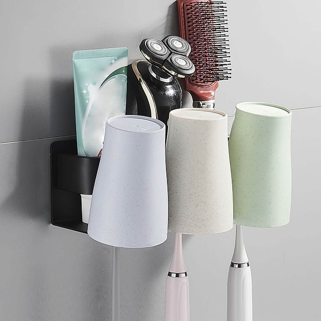 Multifunctional Toothbrush Holder Rack Organizer-Multifunctional Toothbrush Holder Rack Organizer