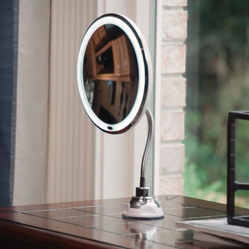 My Flexible Mirror 10x Magnification 7” Make Up Round Vanity Mirror-My Flexible Mirror 10x Magnification 7” Make Up Round Vanity Mirror
