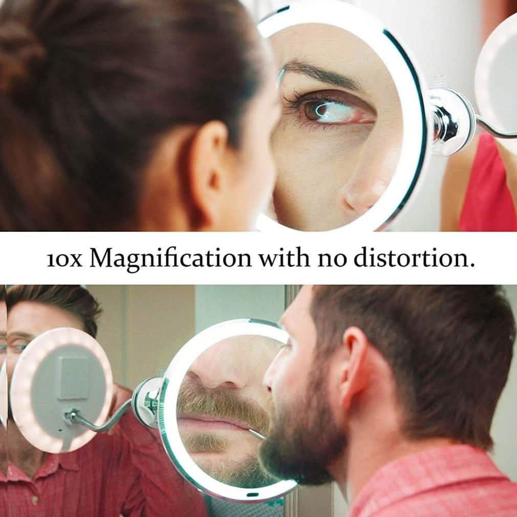 My Flexible Mirror 10x Magnification 7” Make Up Round Vanity Mirror-My Flexible Mirror 10x Magnification 7” Make Up Round Vanity Mirror