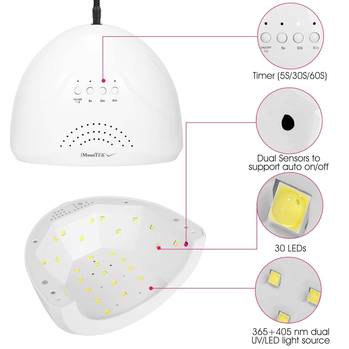 Nail Dryer 48W/24W UV LED Lamp-Nail Dryer 48W/24W UV LED Lamp