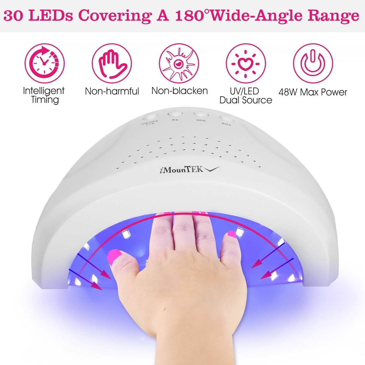 Nail Dryer 48W/24W UV LED Lamp-Nail Dryer 48W/24W UV LED Lamp