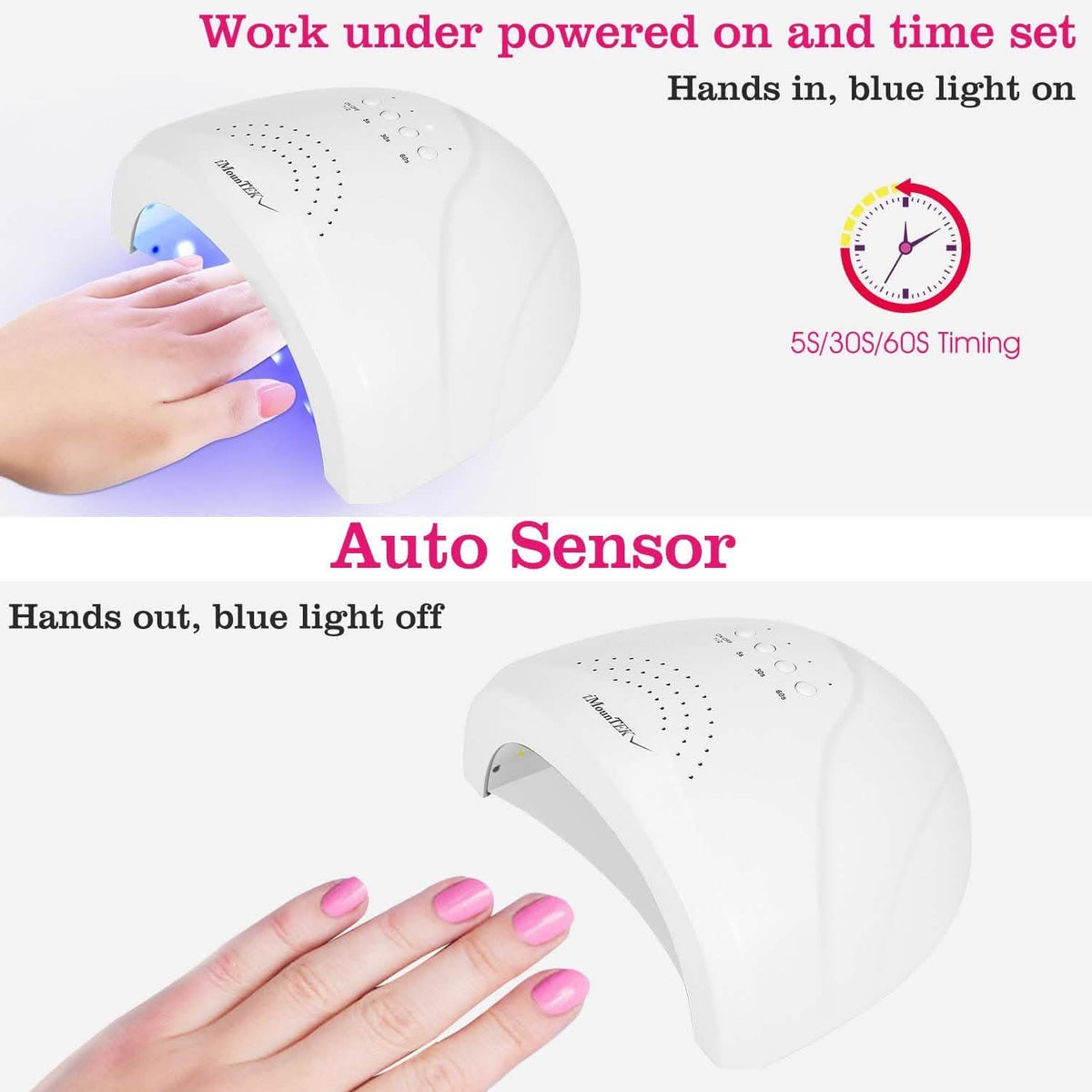 Nail Dryer 48W/24W UV LED Lamp-Nail Dryer 48W/24W UV LED Lamp