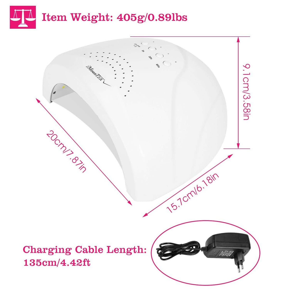 Nail Dryer 48W/24W UV LED Lamp-Nail Dryer 48W/24W UV LED Lamp