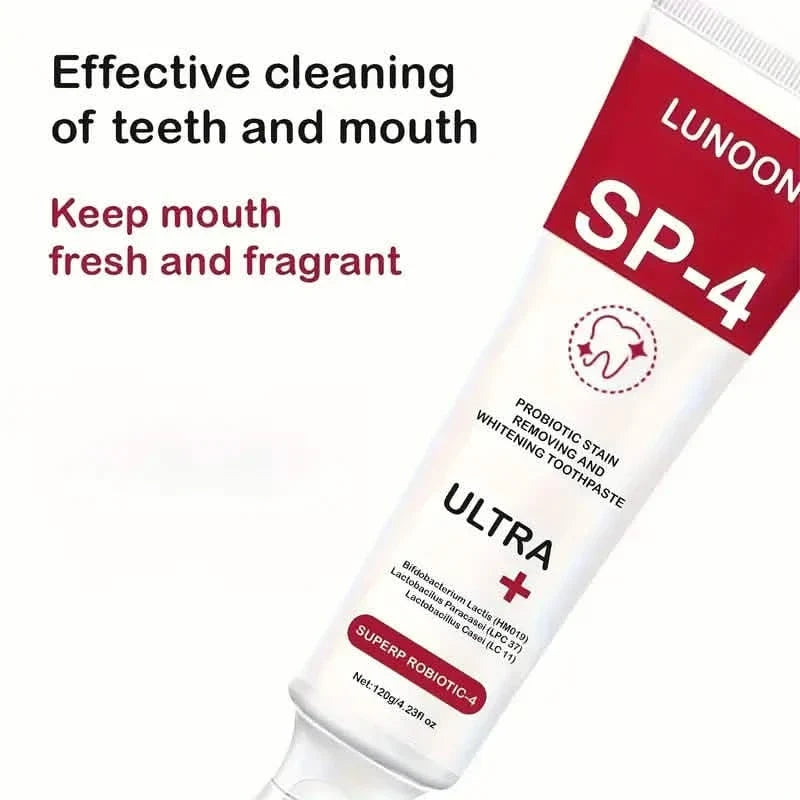 Natural Ingredients Ultra Probiotic Whitening Toothpaste for Fresh Breath Oral Care-Natural Ingredients Ultra Probiotic Whitening Toothpaste for Fresh Breath Oral Care