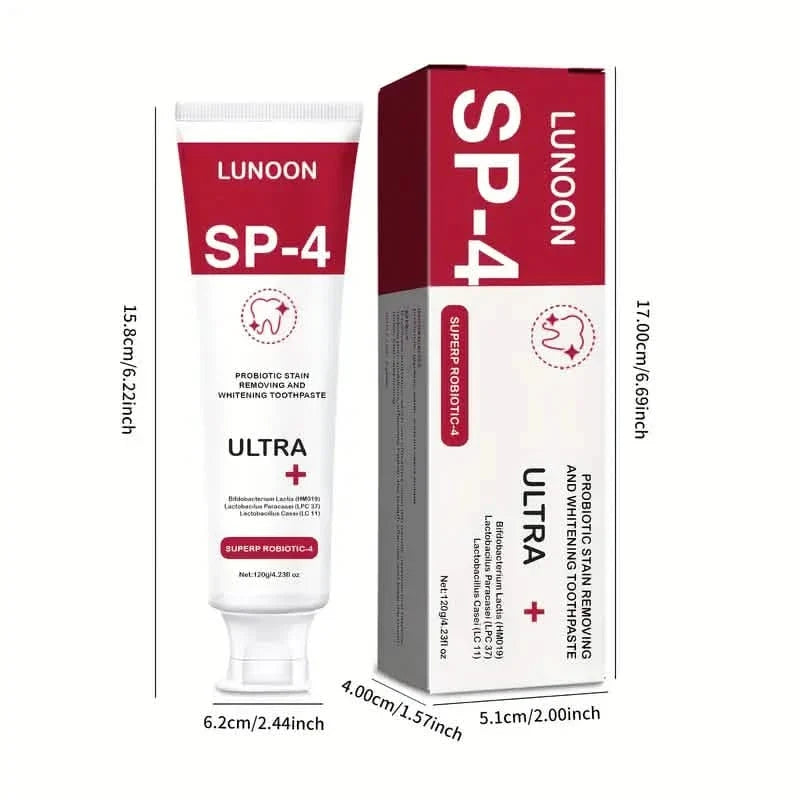 Natural Ingredients Ultra Probiotic Whitening Toothpaste for Fresh Breath Oral Care-Natural Ingredients Ultra Probiotic Whitening Toothpaste for Fresh Breath Oral Care