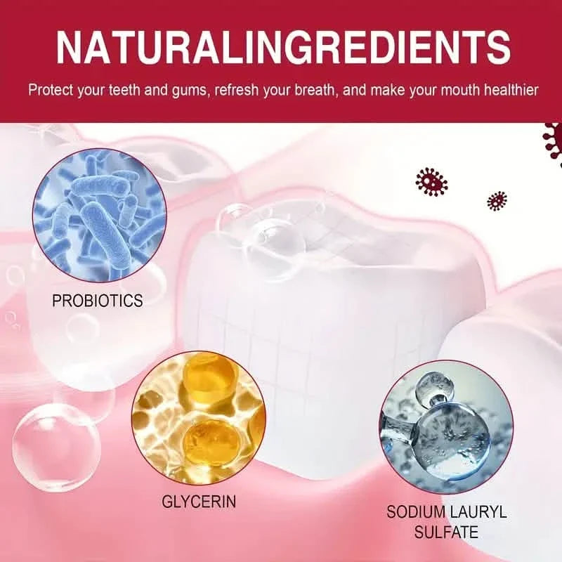 Natural Ingredients Ultra Probiotic Whitening Toothpaste for Fresh Breath Oral Care-Natural Ingredients Ultra Probiotic Whitening Toothpaste for Fresh Breath Oral Care