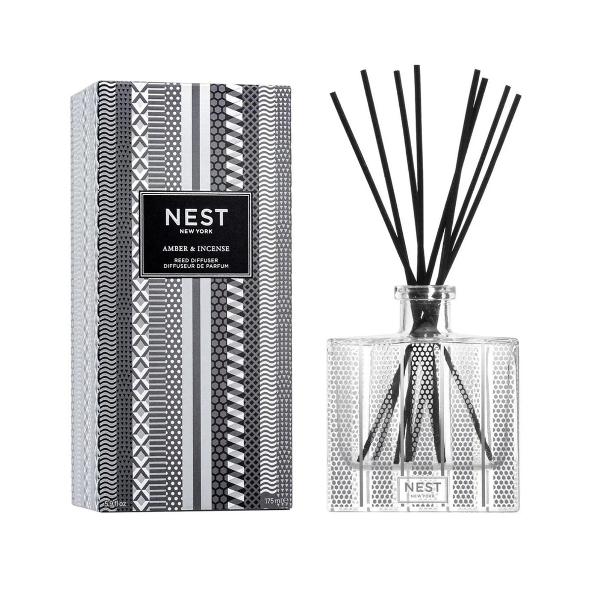 Nest New York Amber & Incense Reed Diffuser 175 mL-Nest New York Amber & Incense Reed Diffuser 175 mL