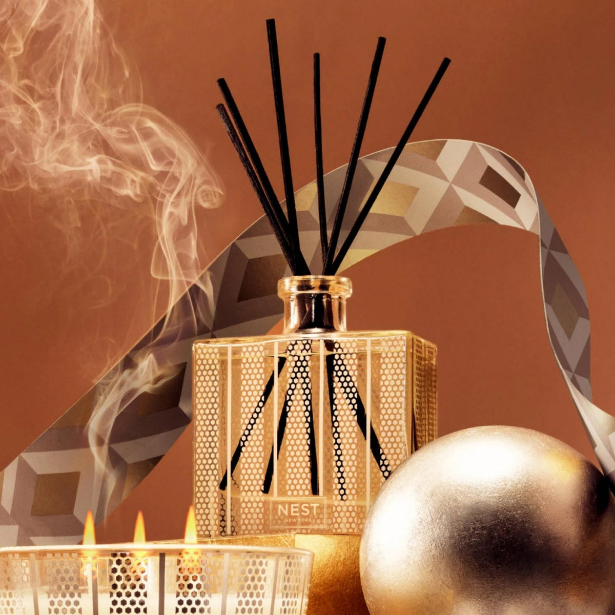 Nest New York Amber & Incense Reed Diffuser 175 mL-Nest New York Amber & Incense Reed Diffuser 175 mL