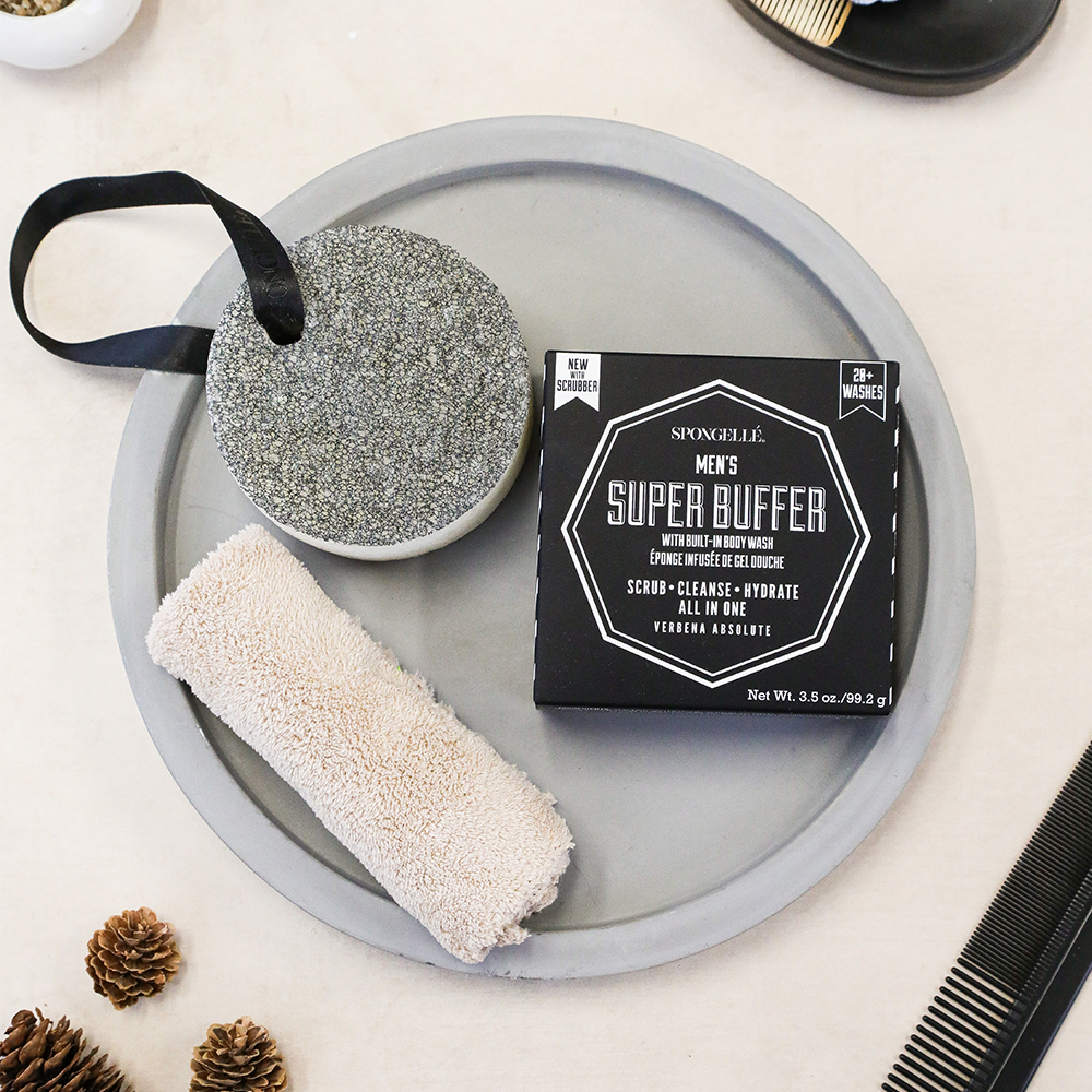 20+ Men's Super Buffer | Black Scrubber-20+ Men's Super Buffer | Black Scrubber