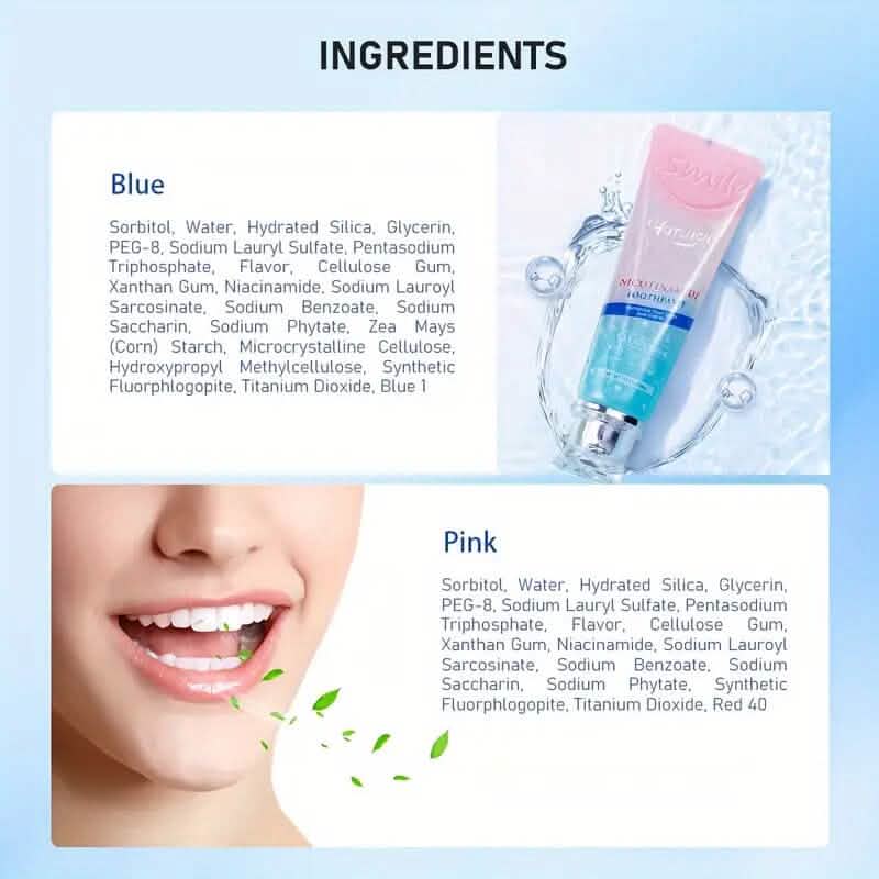 Niacinamide Intensive Whitening Toothpaste - Fresh Breath, Remove Tooth Stains-Niacinamide Intensive Whitening Toothpaste - Fresh Breath, Remove Tooth Stains