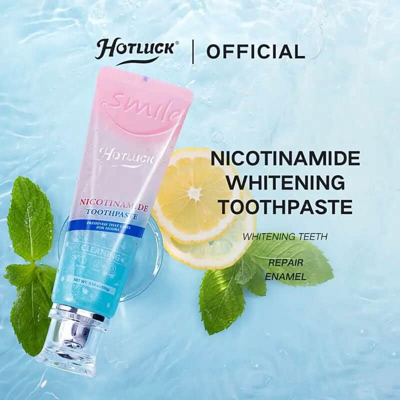 Niacinamide Intensive Whitening Toothpaste - Fresh Breath, Remove Tooth Stains-Niacinamide Intensive Whitening Toothpaste - Fresh Breath, Remove Tooth Stains