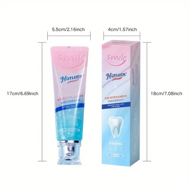Niacinamide Intensive Whitening Toothpaste - Fresh Breath, Remove Tooth Stains-Niacinamide Intensive Whitening Toothpaste - Fresh Breath, Remove Tooth Stains