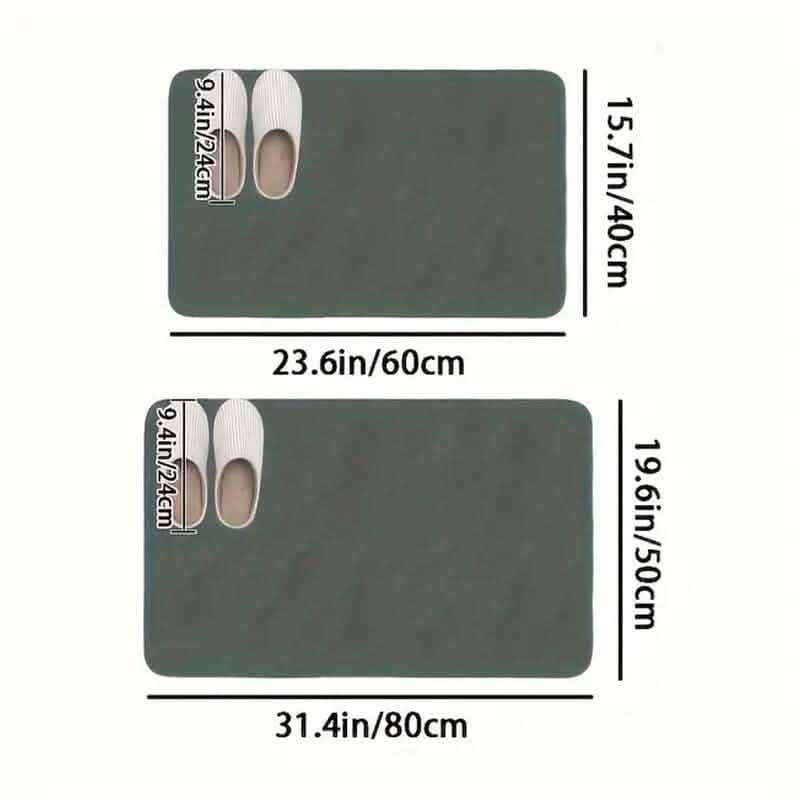 Non-Slip Diatomaceous Earth Bath Mat-Non-Slip Diatomaceous Earth Bath Mat