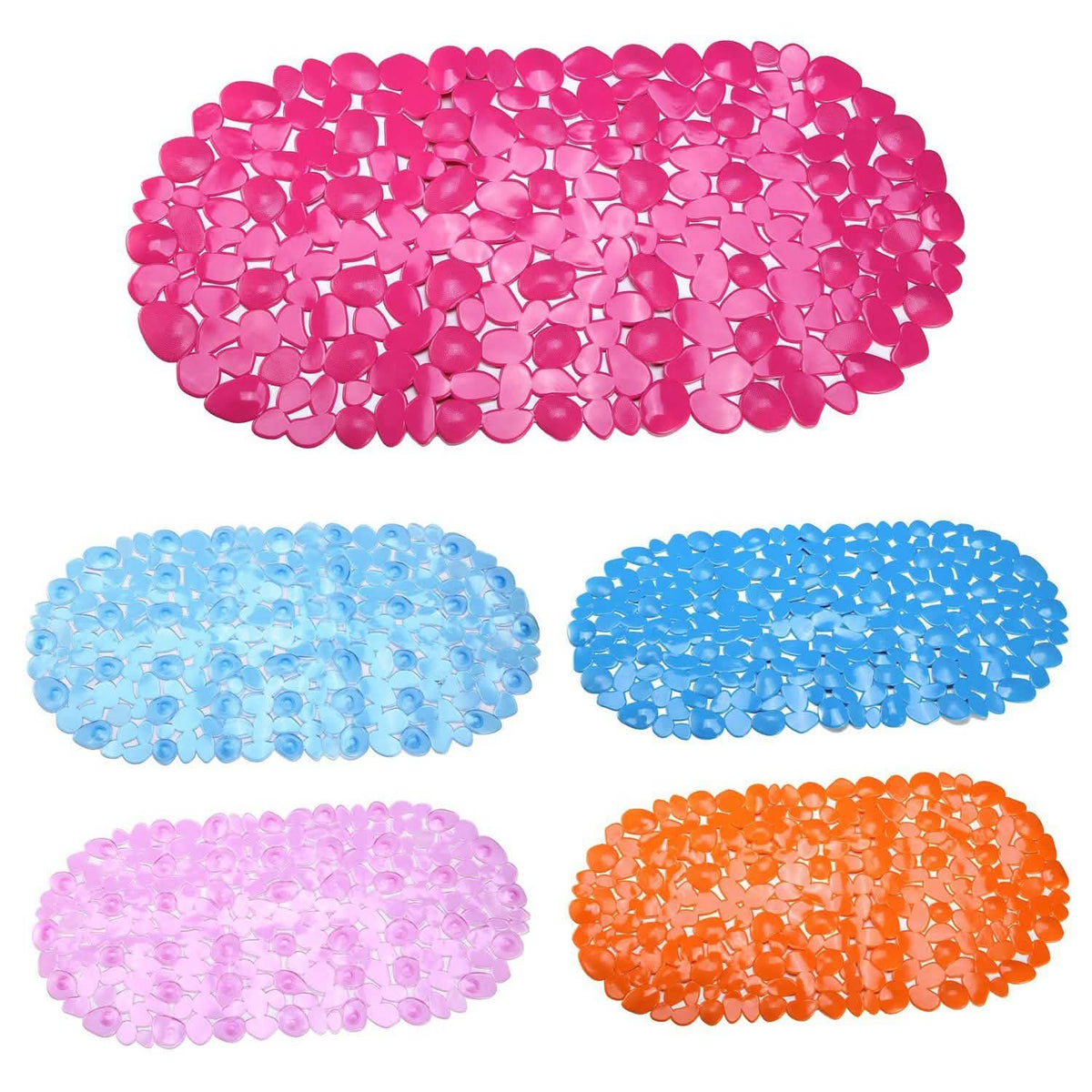 Non-Slip Massage Pebble Bath Mat-Non-Slip Massage Pebble Bath Mat