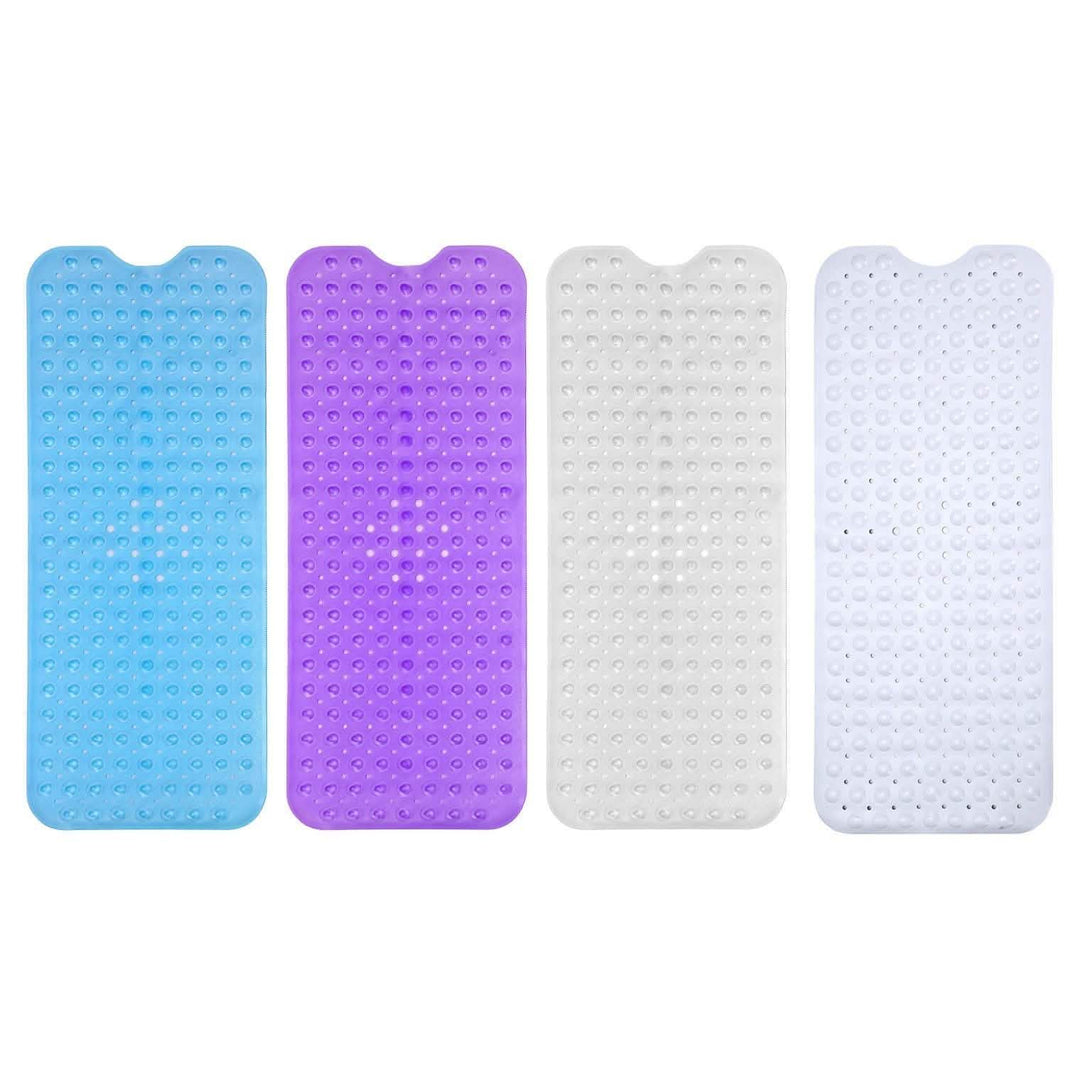 Non Slip Shower Mat Massage Anti-Bacterial with Suction Cups-Non Slip Shower Mat Massage Anti-Bacterial with Suction Cups
