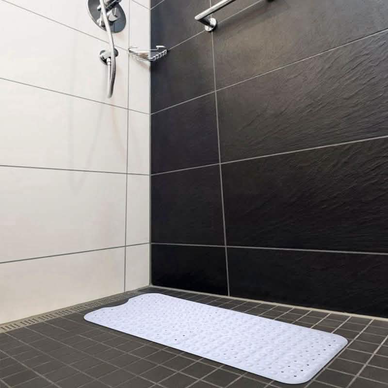 Non Slip Shower Mat Massage Anti-Bacterial with Suction Cups-Non Slip Shower Mat Massage Anti-Bacterial with Suction Cups