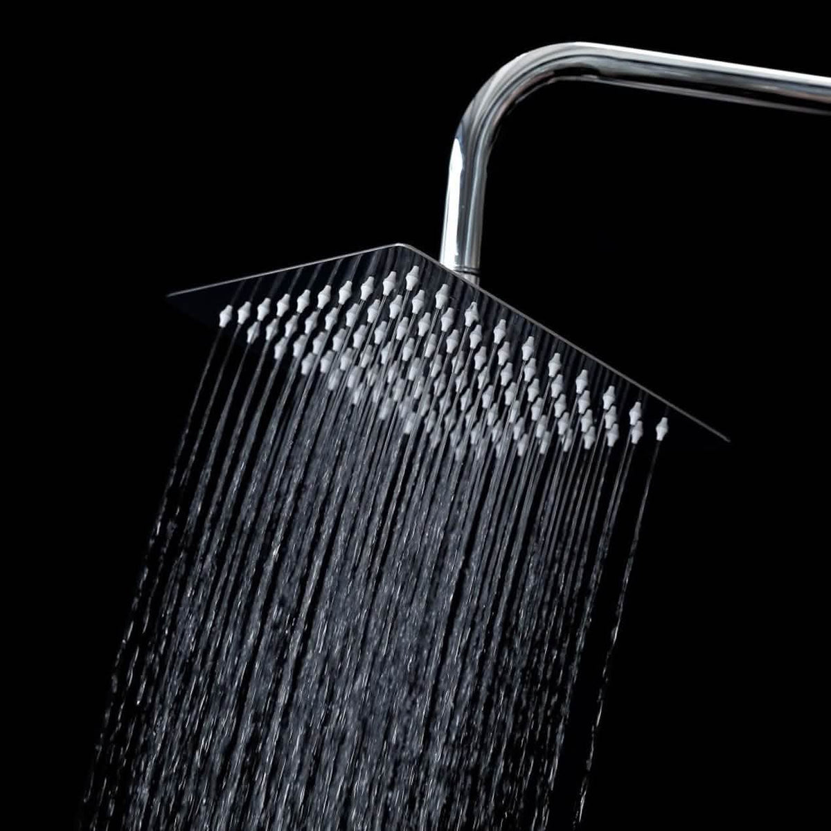 Nuvita Square Ultra-Thin Waterfall Shower Head-Nuvita Square Ultra-Thin Waterfall Shower Head