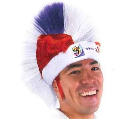 South Korea World Cup Soccer Mohawk Wig 25-Count Case Pack – Official FIFA Licensed Retro Fan Gear-South Korea World Cup Soccer Mohawk Wig 25-Count Case Pack – Official FIFA Licensed Retro Fan Gear