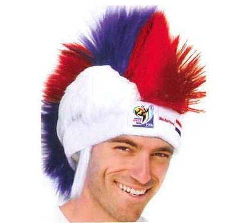 Holland World Cup Soccer Mohawk Wig 25-Count Case Pack – Official FIFA Licensed Retro Fan Gear-Holland World Cup Soccer Mohawk Wig 25-Count Case Pack – Official FIFA Licensed Retro Fan Gear