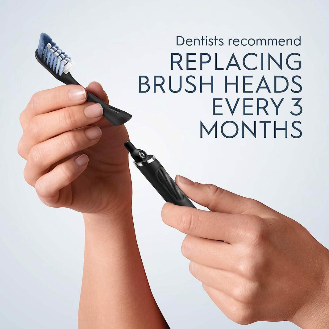 Oral-B Clic Deluxe Starter Kit, Manual Toothbrush with 3 Brush Heads & Magnetic Brush Mount-Oral-B Clic Deluxe Starter Kit, Manual Toothbrush with 3 Brush Heads & Magnetic Brush Mount