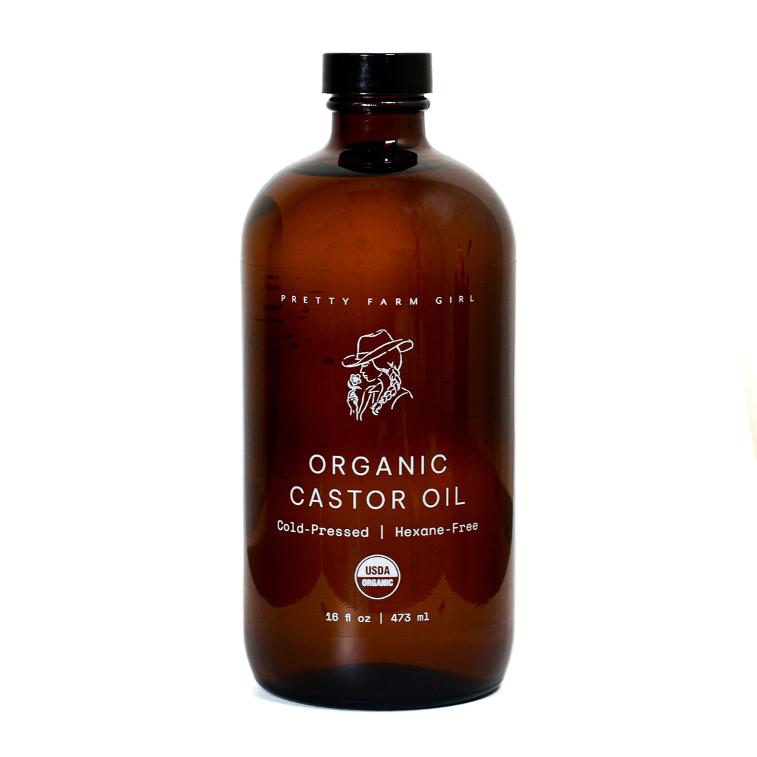 Pure Organic Cold Pressed Hexane-Free Castor Oil-Pure Organic Cold Pressed Hexane-Free Castor Oil