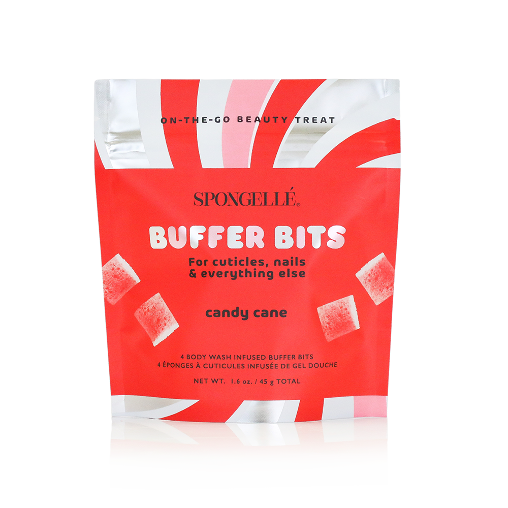 Candy Cane | Holiday PediPOP! Buffer Bits-Candy Cane | Holiday PediPOP! Buffer Bits