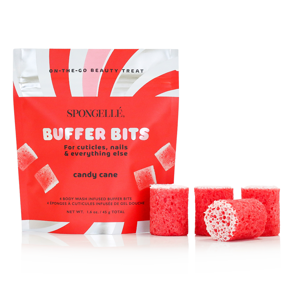 Candy Cane | Holiday PediPOP! Buffer Bits-Candy Cane | Holiday PediPOP! Buffer Bits