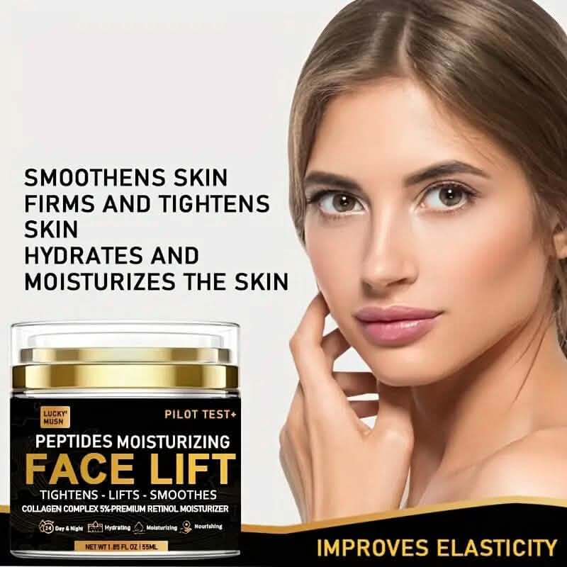 Peptides Face Lift Cream - Deeply Moisturizing, Firming and Lifting Skin-Peptides Face Lift Cream - Deeply Moisturizing, Firming and Lifting Skin