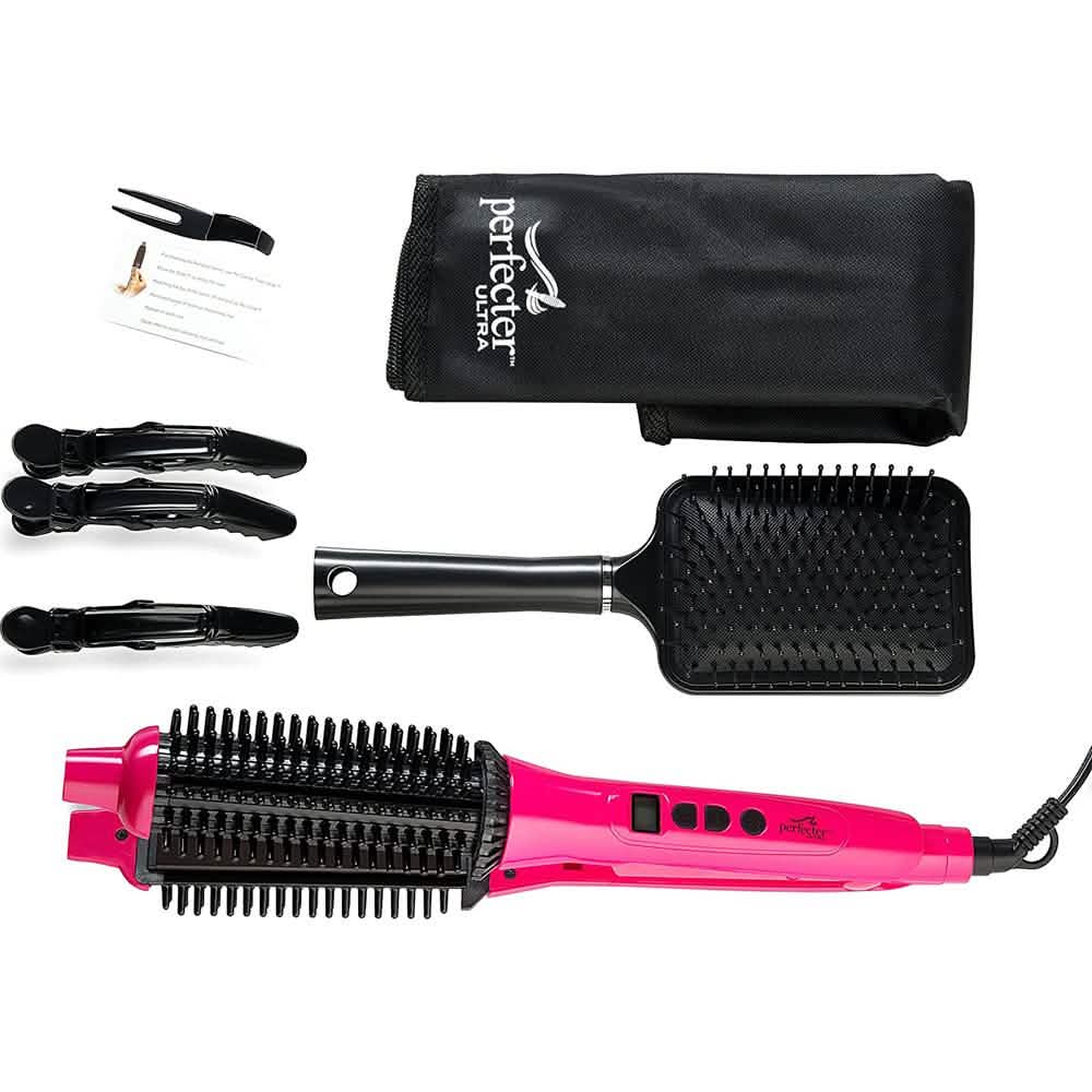 Perfecter Flat Iron Hair Straightener & Hot Round Brush 2-in-1-Perfecter Flat Iron Hair Straightener & Hot Round Brush 2-in-1