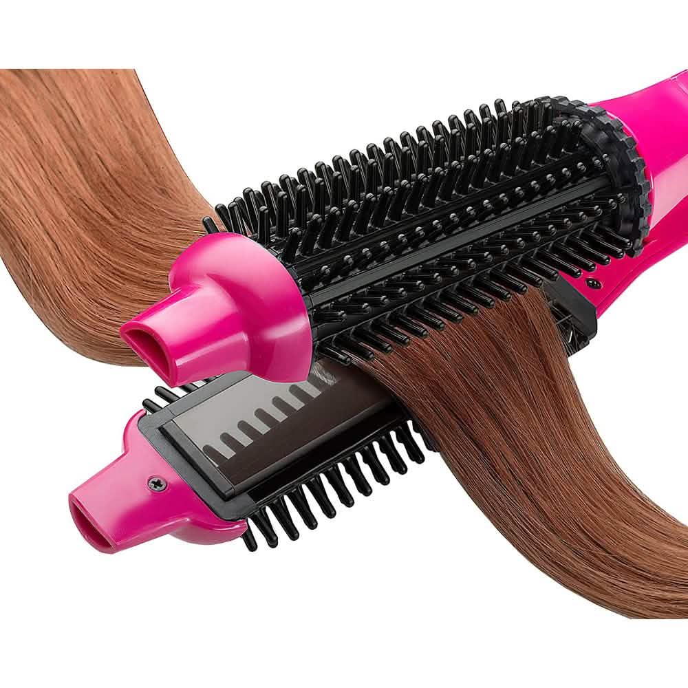 Perfecter Flat Iron Hair Straightener & Hot Round Brush 2-in-1-Perfecter Flat Iron Hair Straightener & Hot Round Brush 2-in-1