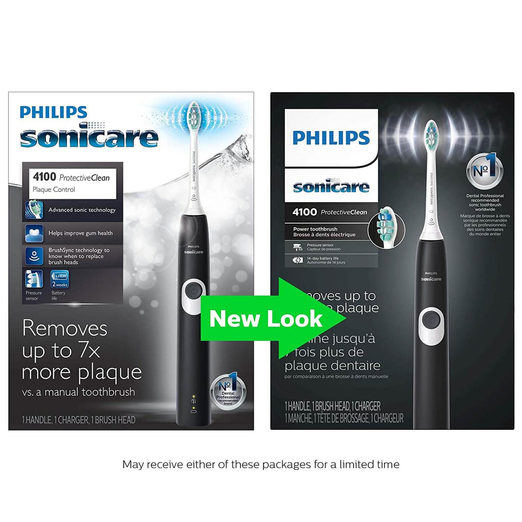 Philips Sonicare ProtectiveClean 4100 Rechargeable Electric Power Toothbrush-Philips Sonicare ProtectiveClean 4100 Rechargeable Electric Power Toothbrush