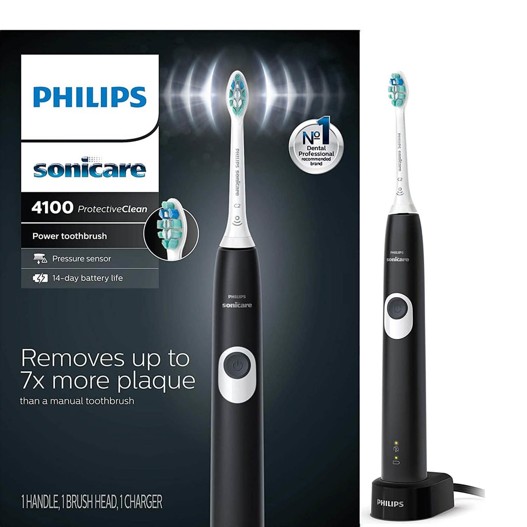 Philips Sonicare ProtectiveClean 4100 Rechargeable Electric Power Toothbrush-Philips Sonicare ProtectiveClean 4100 Rechargeable Electric Power Toothbrush