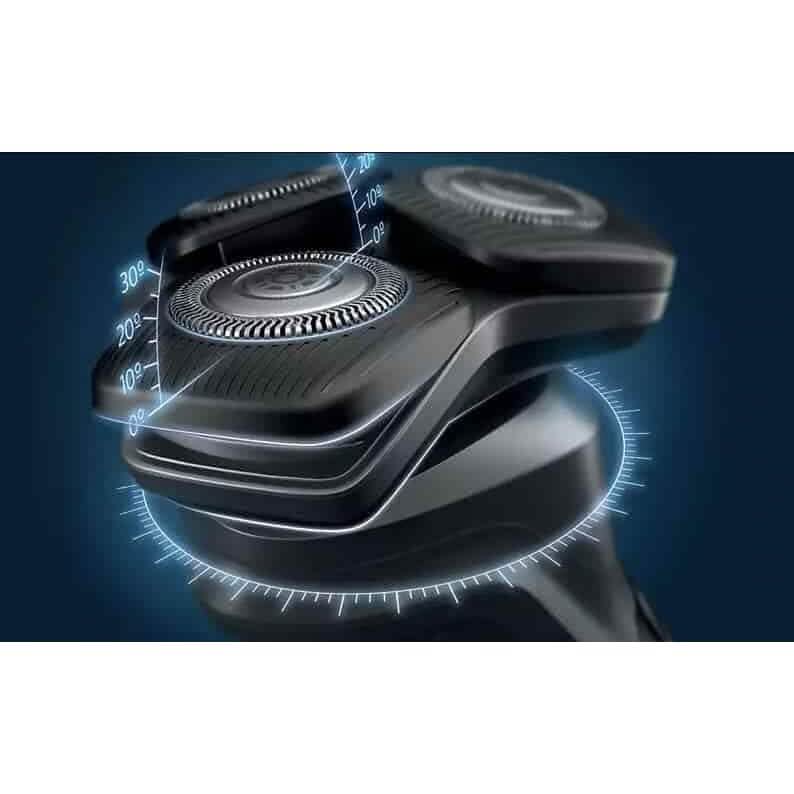 Philips Wet & Dry Shaver 5000 with SkinIQ Tech + Shave Heads, Charging & Cleaning Base (Refurbished)-Philips Wet & Dry Shaver 5000 with SkinIQ Tech + Shave Heads, Charging & Cleaning Base (Refurbished)