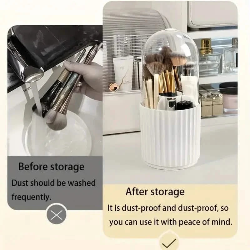 Plastic Makeup Brush Storage Box-Plastic Makeup Brush Storage Box