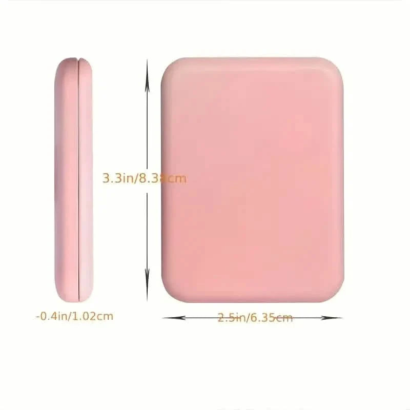 Pocket Mirror, 1X/3X Magnification LED Compact Travel Makeup Mirror-Pocket Mirror, 1X/3X Magnification LED Compact Travel Makeup Mirror