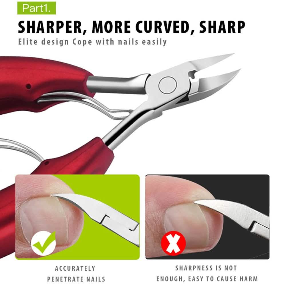 Podiatry Toe Nail Clippers for Thick/Heavy Duty Nails-Podiatry Toe Nail Clippers for Thick/Heavy Duty Nails