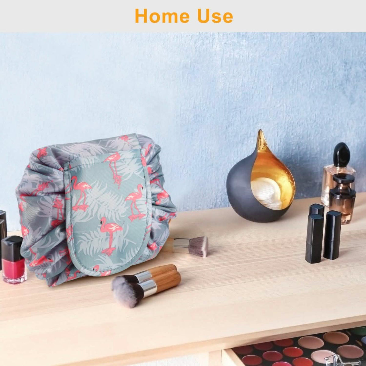 Portable Makeup Bag Drawstring Cosmetic Bag-Portable Makeup Bag Drawstring Cosmetic Bag
