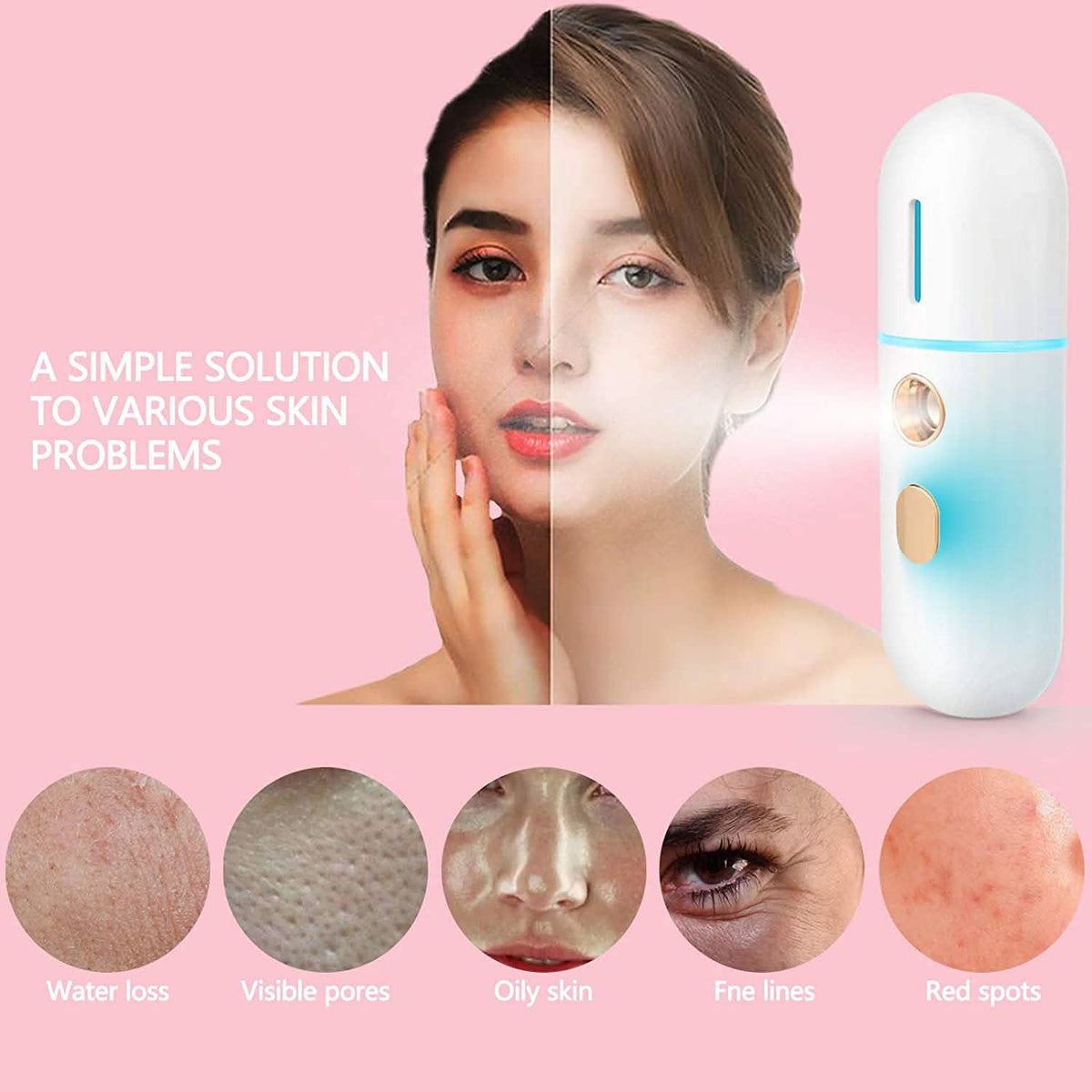 Portable Mini Face Steamer-Portable Mini Face Steamer