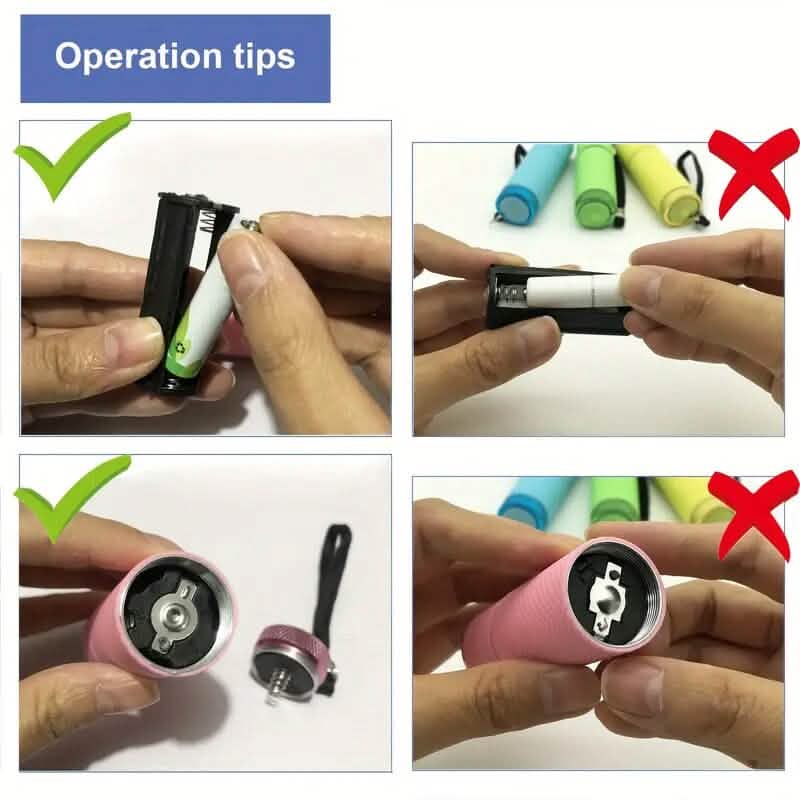 Portable Mini Flashlight Nail Lamp with 9 Lamp Beads-Portable Mini Flashlight Nail Lamp with 9 Lamp Beads