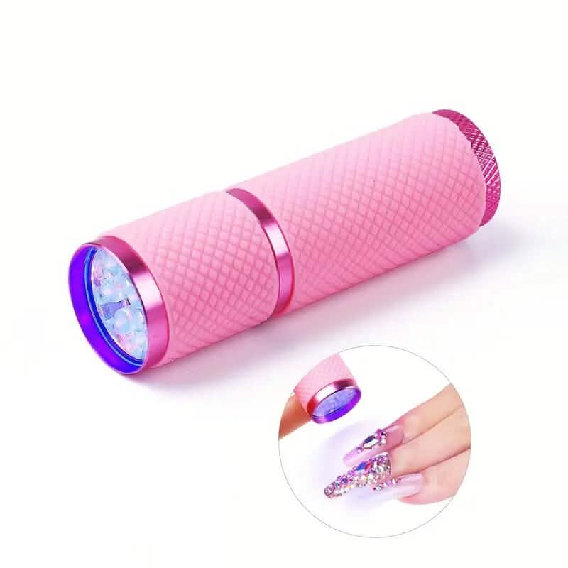 Portable Mini Flashlight Nail Lamp with 9 Lamp Beads-Portable Mini Flashlight Nail Lamp with 9 Lamp Beads