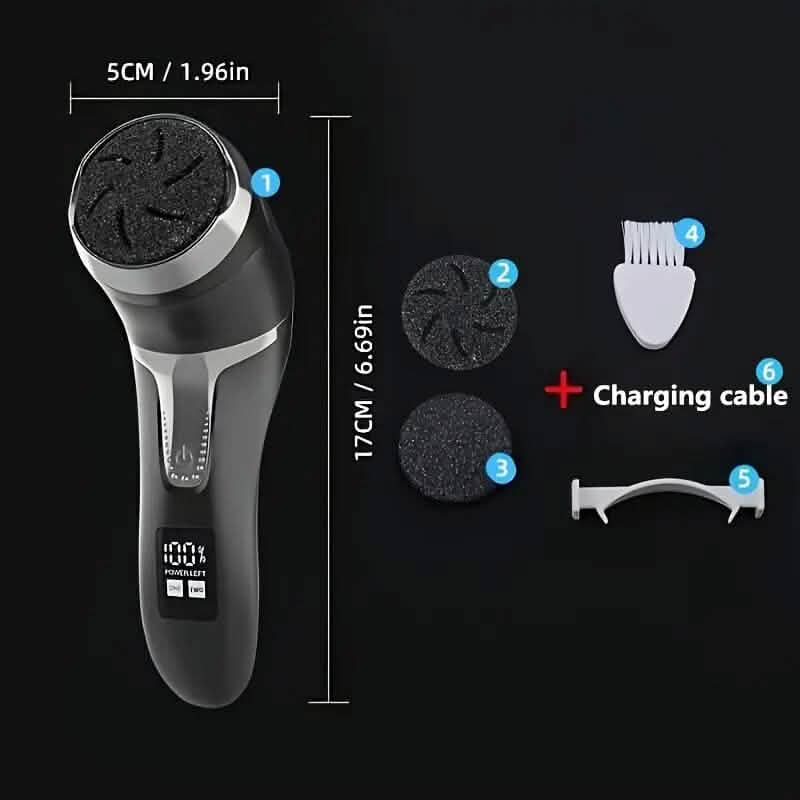 Portable Rechargeable Electric Foot File-Portable Rechargeable Electric Foot File