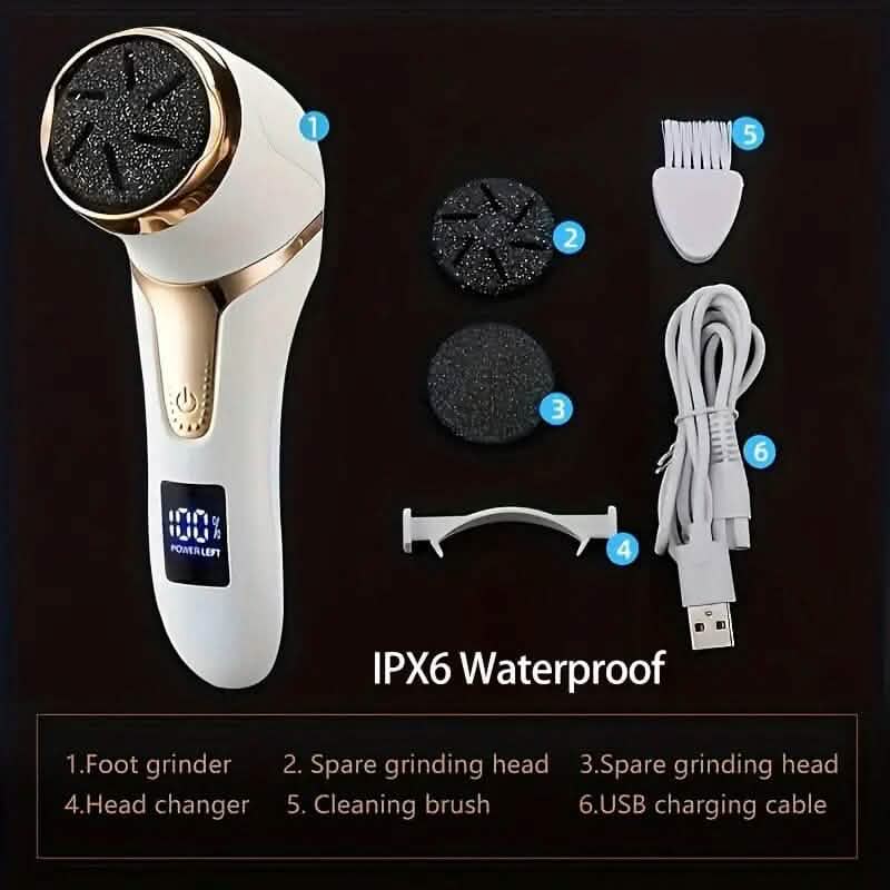 Portable Rechargeable Electric Foot File-Portable Rechargeable Electric Foot File